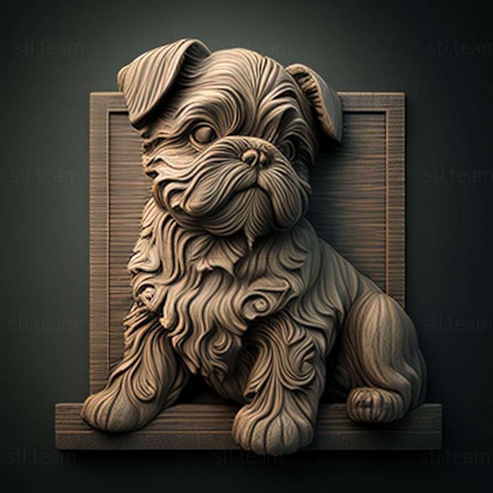 3D модель Корейская собака чиндо (STL)